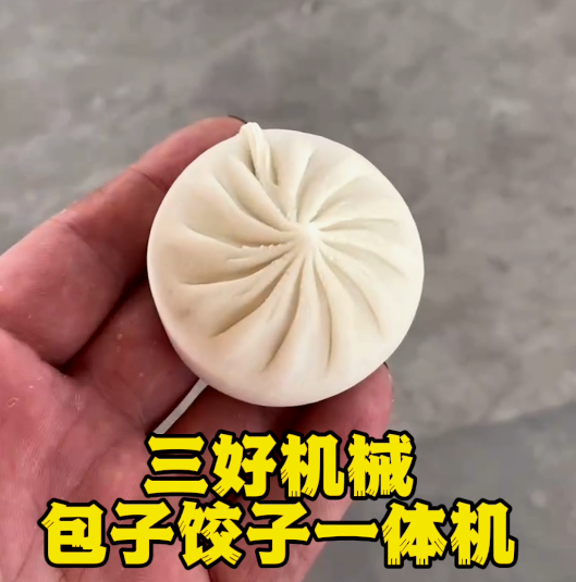 包子餃子一體機成型效果